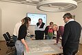 Anhand von Kartenausdrucken wurden mit der Stadt Gunzenhausen die geplanten Radverbindungen diskutiert.